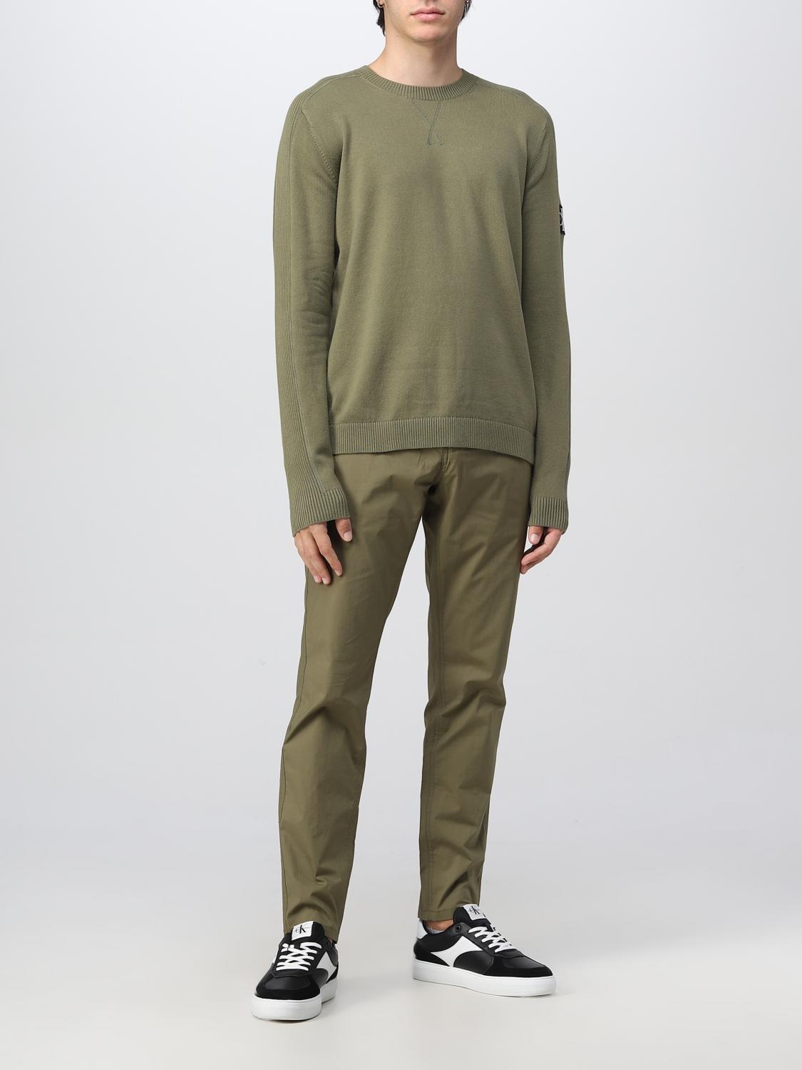 CALVIN KLEIN JEANS SUDADERA: Sudadera hombre Calvin Klein Jeans, Oliva - Img 2