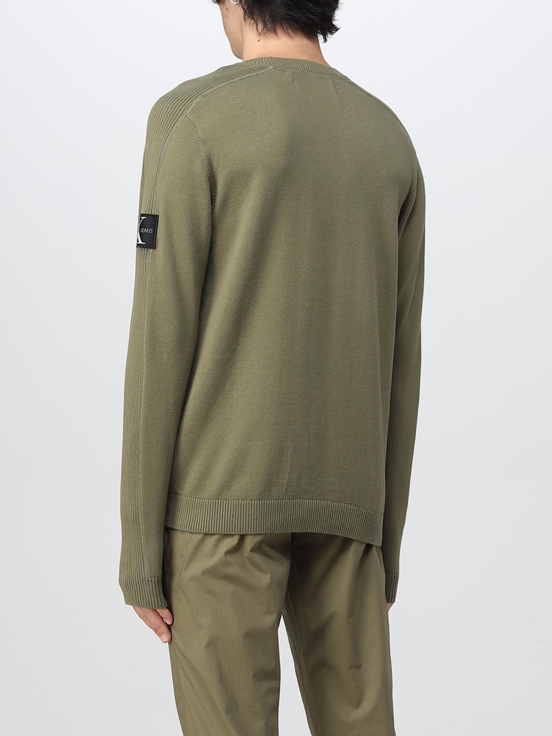 CALVIN KLEIN JEANS SUDADERA: Sudadera hombre Calvin Klein Jeans, Oliva - Img 3