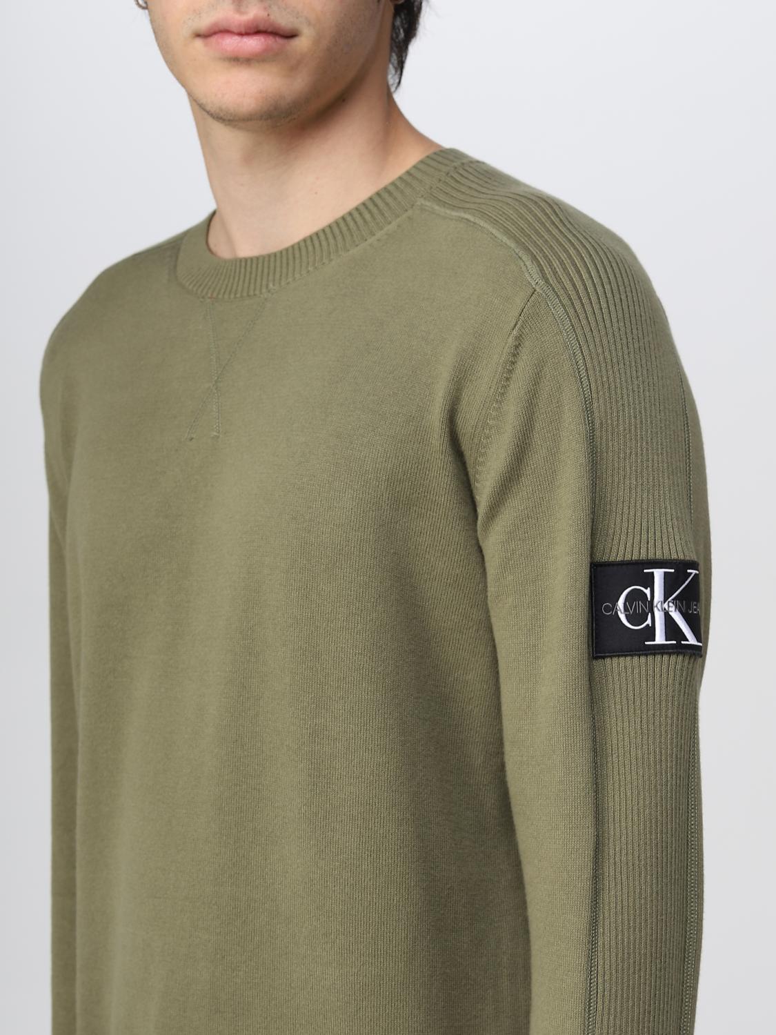 CALVIN KLEIN JEANS SUDADERA: Sudadera hombre Calvin Klein Jeans, Oliva - Img 4