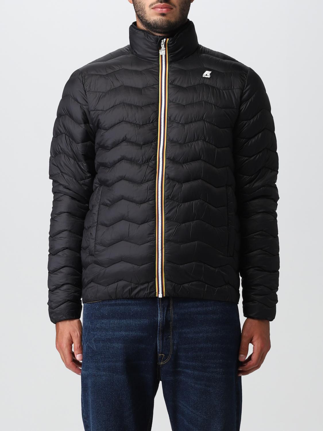 K-WAY JACKET: Coat men K-way, Black - Img 1