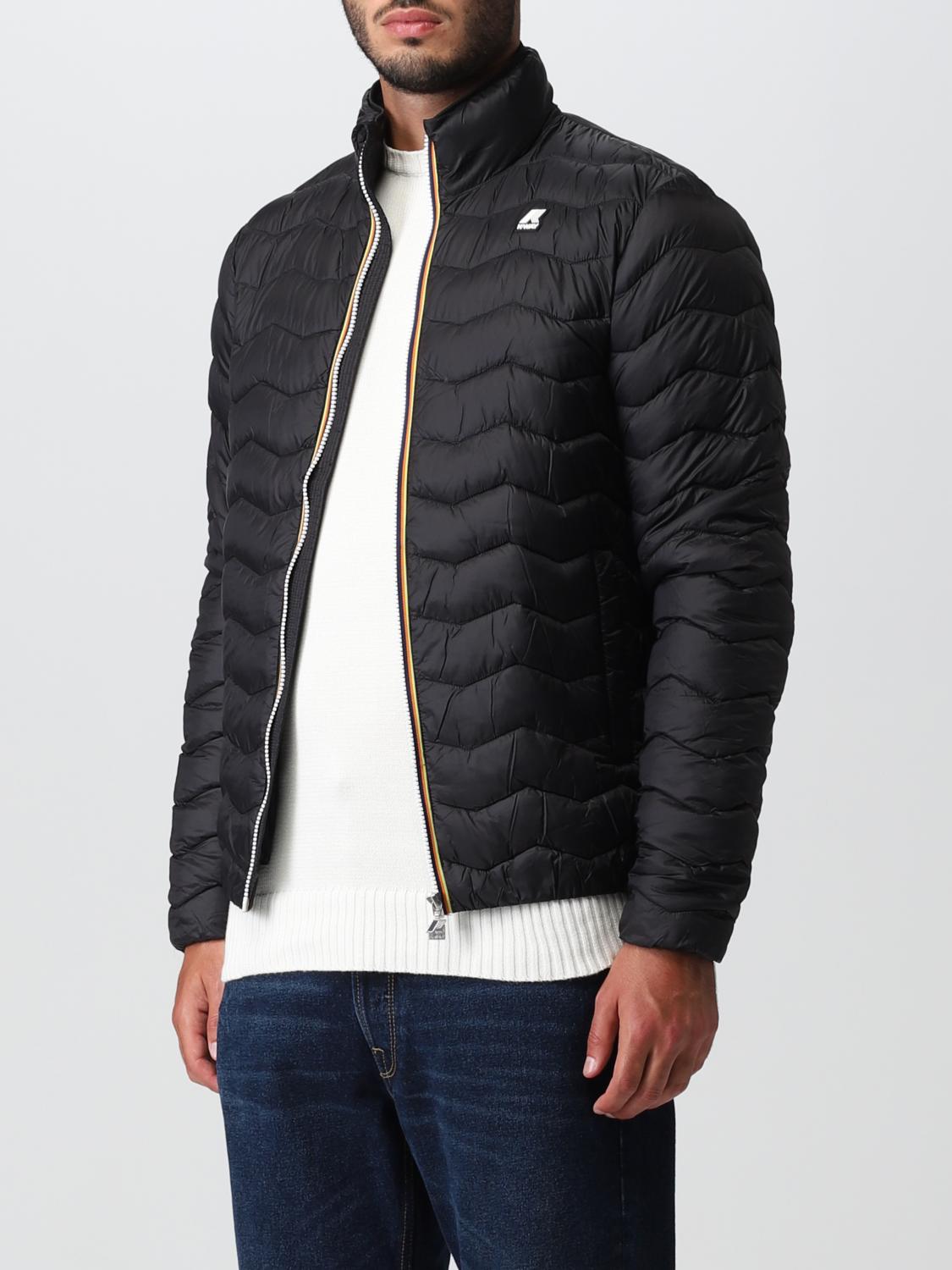 K-WAY JACKET: Coat men K-way, Black - Img 3