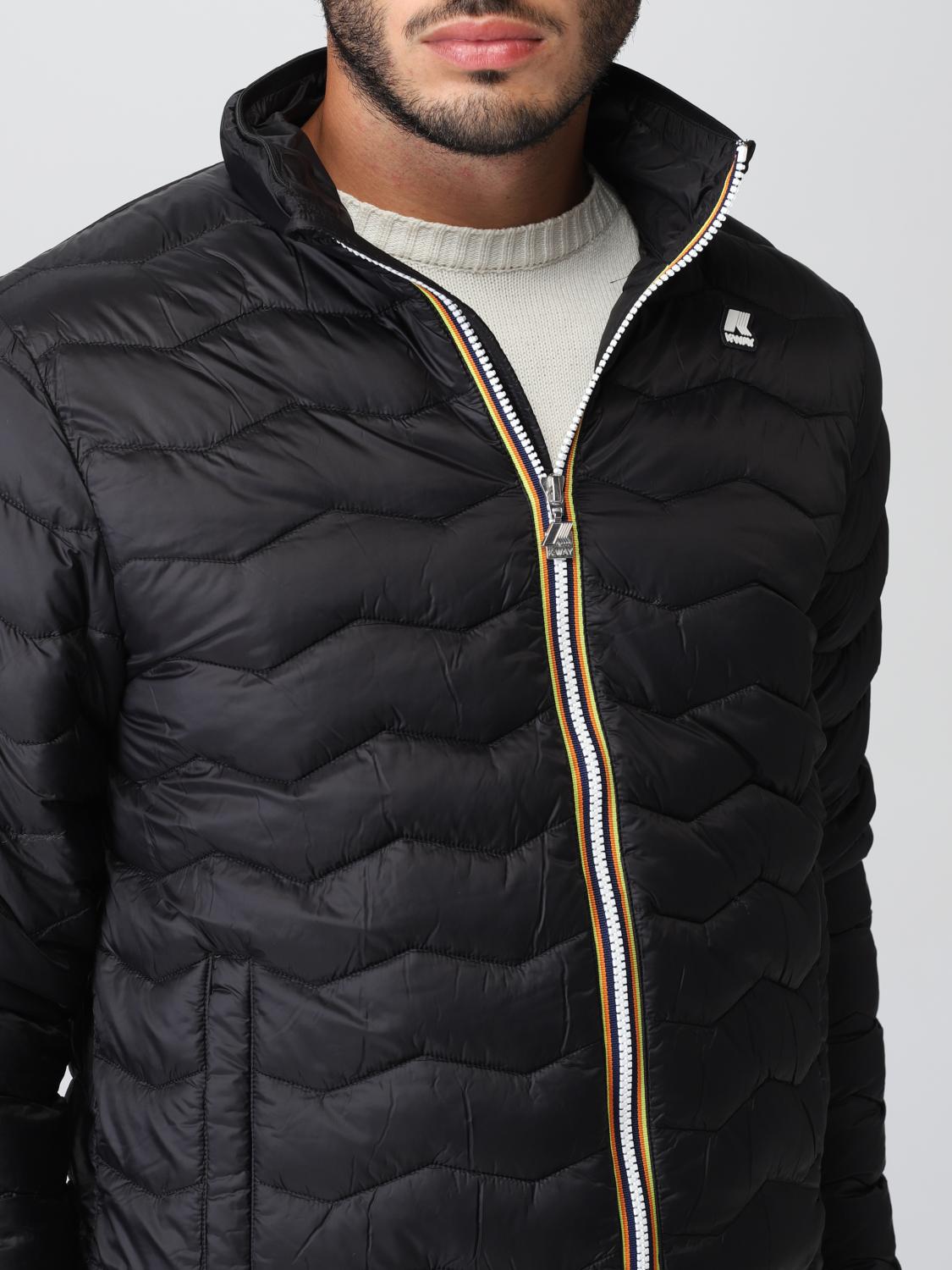 K-WAY JACKET: Coat men K-way, Black - Img 4