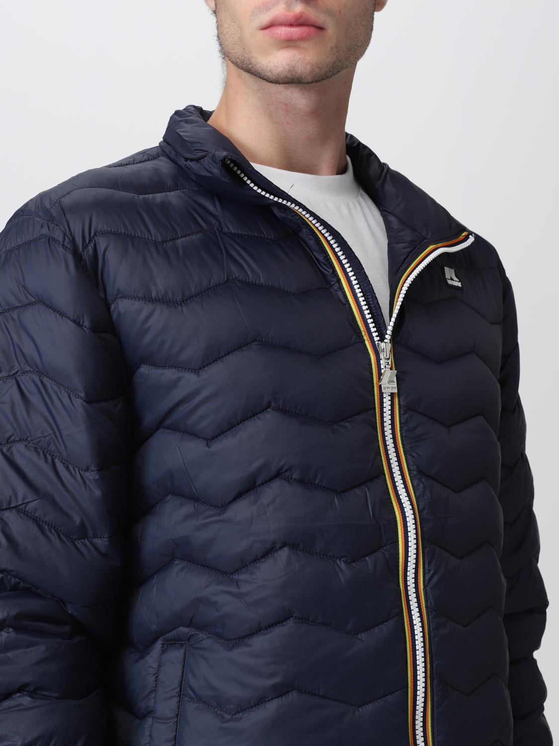 K-WAY JACKET: Coat men K-way, Blue - Img 4
