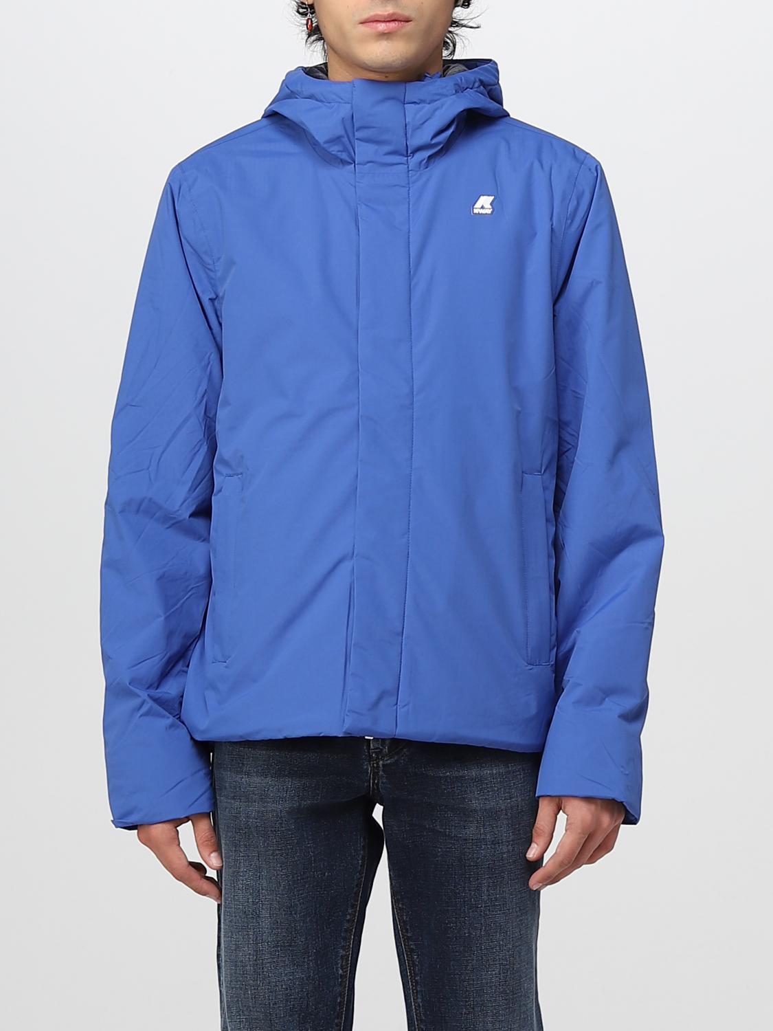 K-WAY JACKET: Jacket men K-way, Gnawed Blue - Img 1