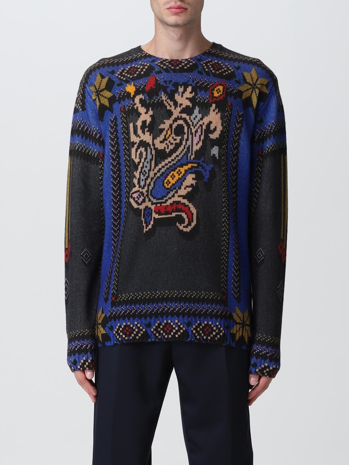 ETRO SWEATER: Sweater men Etro, Blue - Img 1