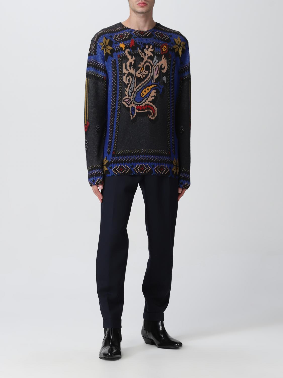 ETRO SWEATER: Sweater men Etro, Blue - Img 2