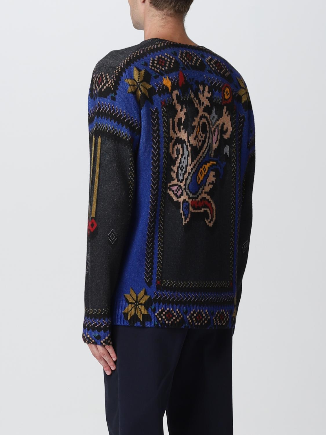 ETRO SWEATER: Sweater men Etro, Blue - Img 3