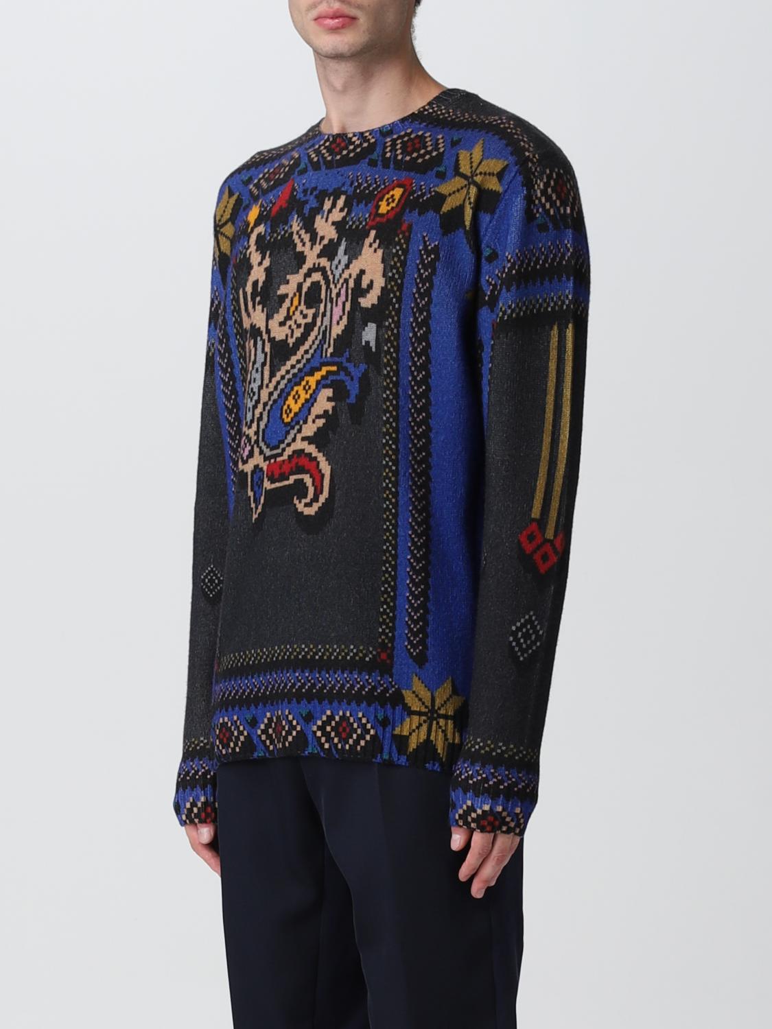 ETRO SWEATER: Sweater men Etro, Blue - Img 4