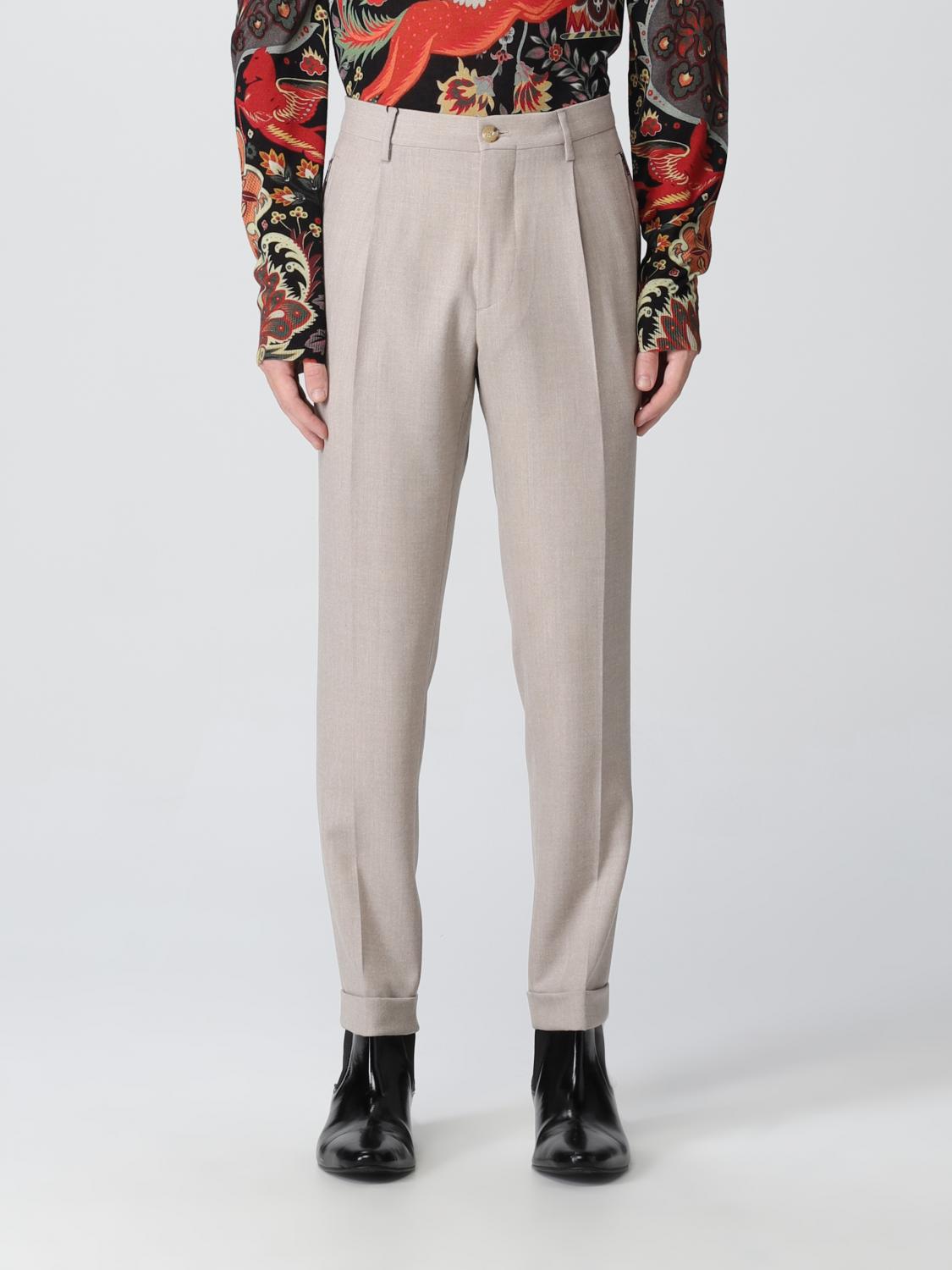 ETRO PANTS: Etro men's pants, Beige - Img 1