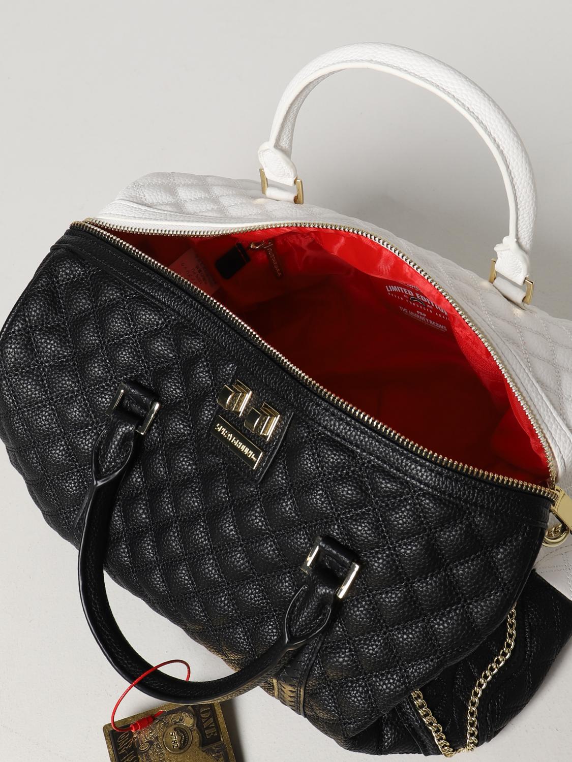 SPRAYGROUND BORSA A MANO: Borsa Sprayground in pelle sintetica trapuntata, Bianco - Img 4
