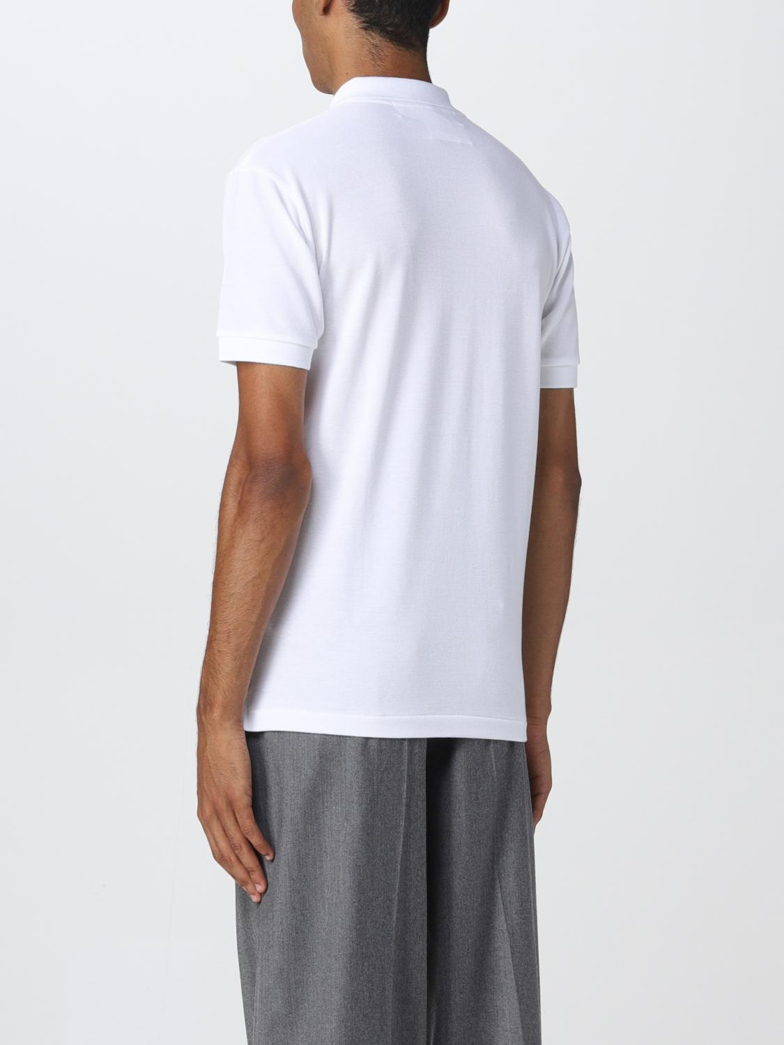 COMME DES GARCONS PLAY：ポロシャツ メンズ - ホワイト | GIGLIO.COM