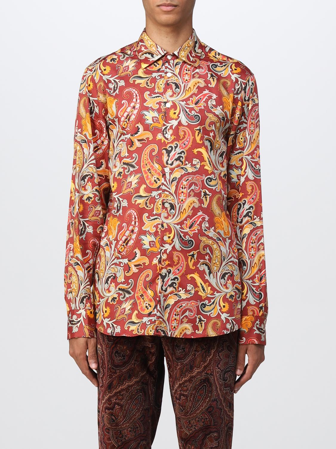 ETRO SHIRT: Shirt men Etro, Multicolor - Img 1
