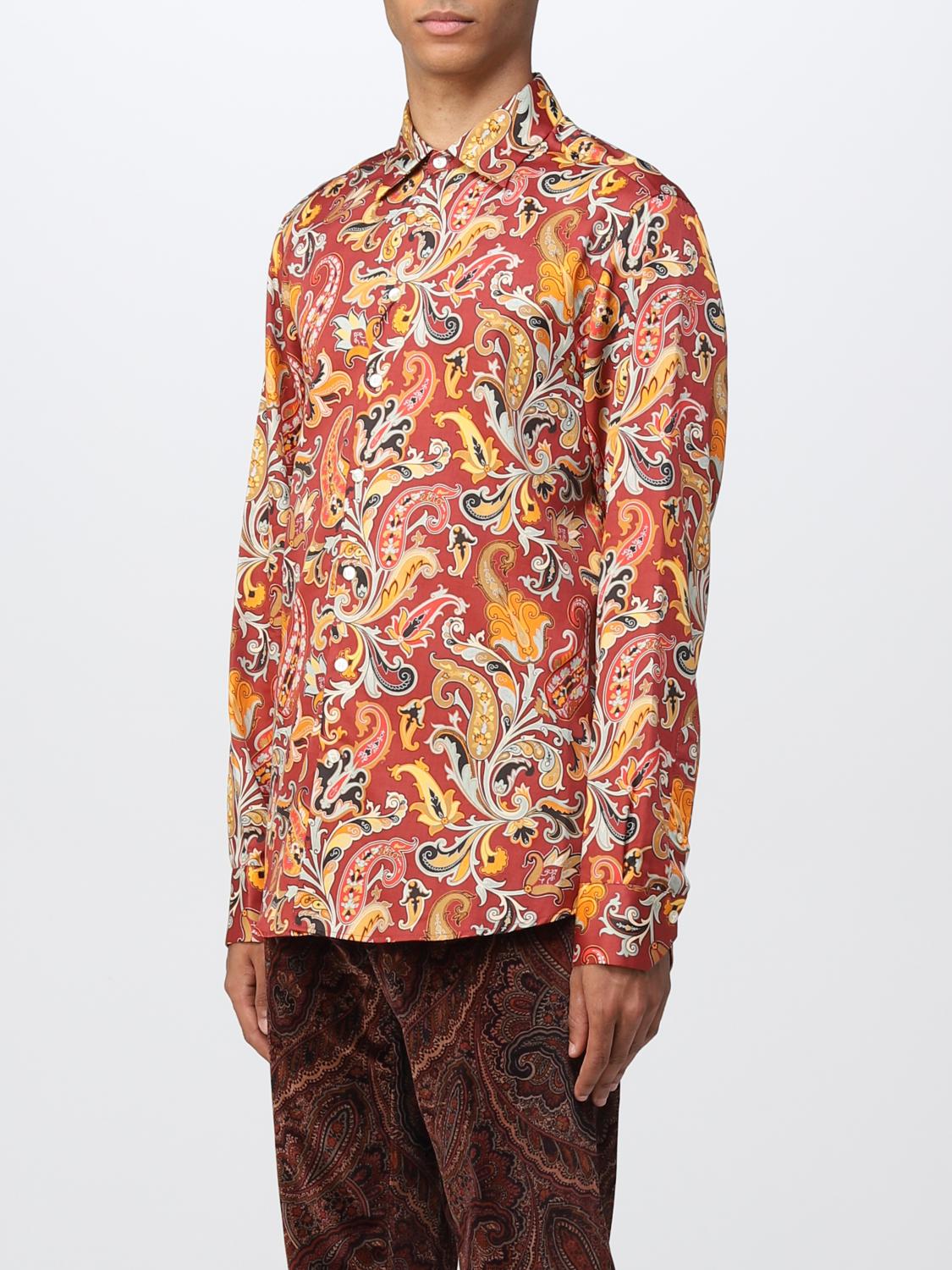 ETRO SHIRT: Shirt men Etro, Multicolor - Img 4