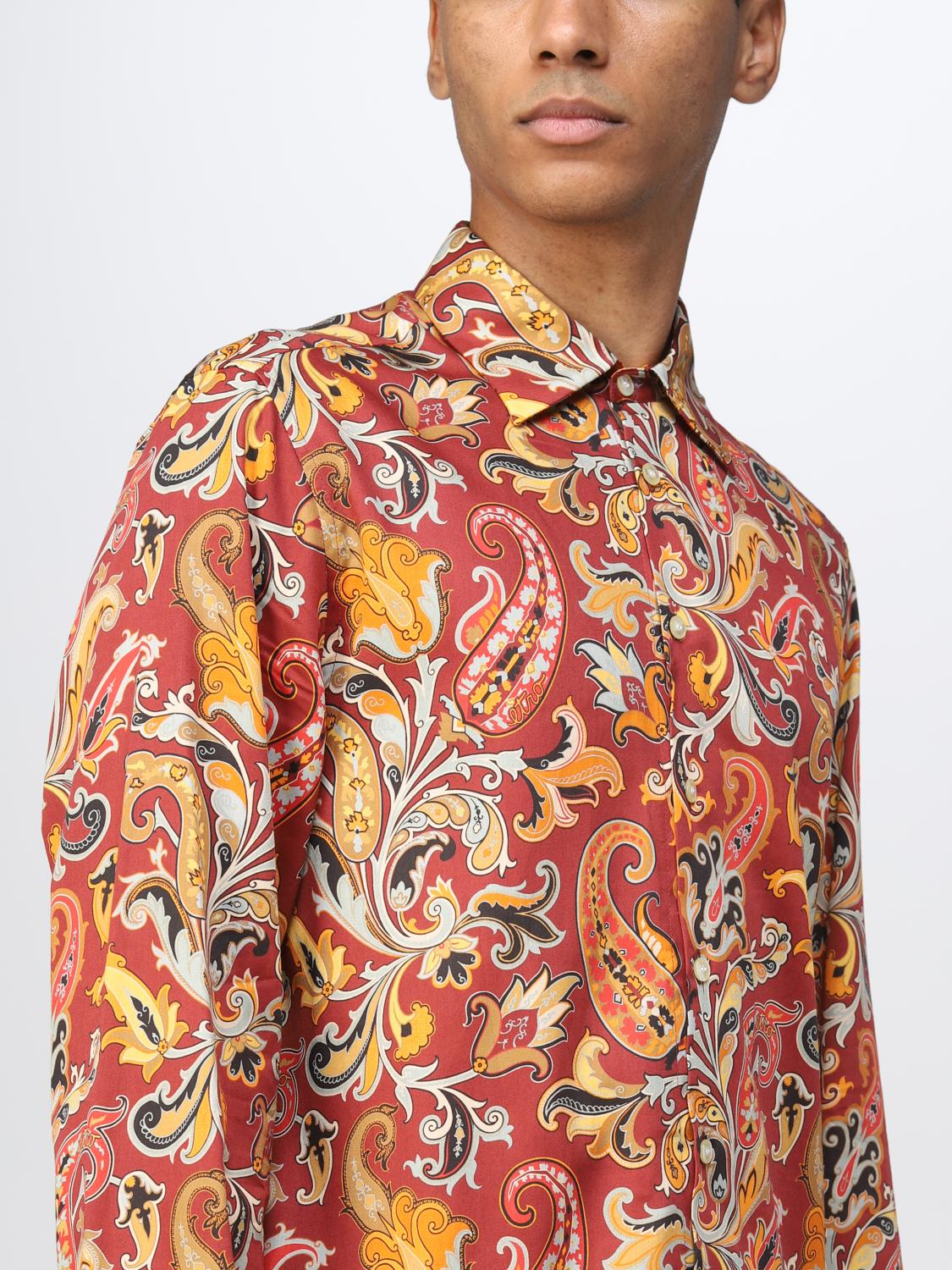 ETRO SHIRT: Shirt men Etro, Multicolor - Img 5