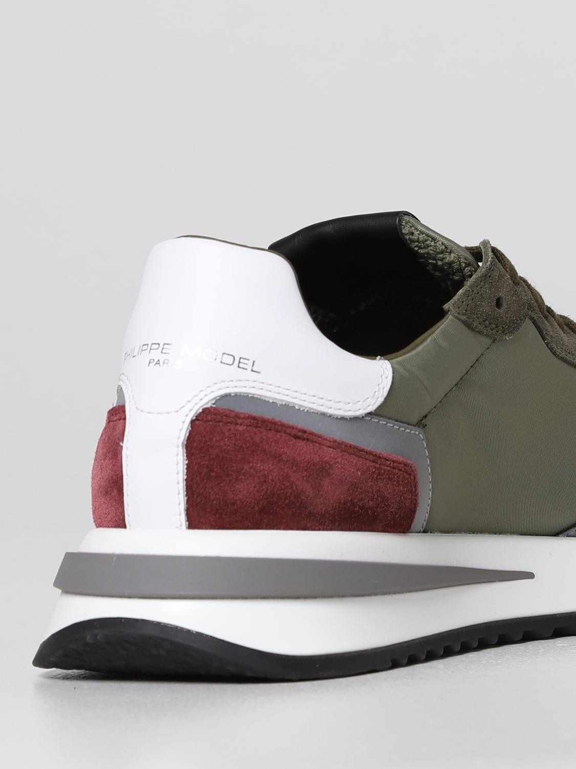 PHILIPPE MODEL BASKETS: Chaussures homme Philippe Model, Marron - Img 3