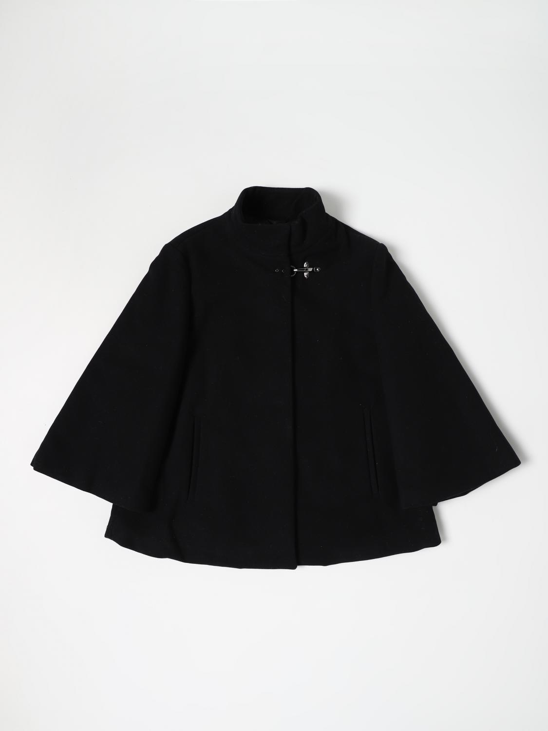 FAY JUNIOR MANTEL: Fay Mädchen Mantel, Schwarz - Img 1