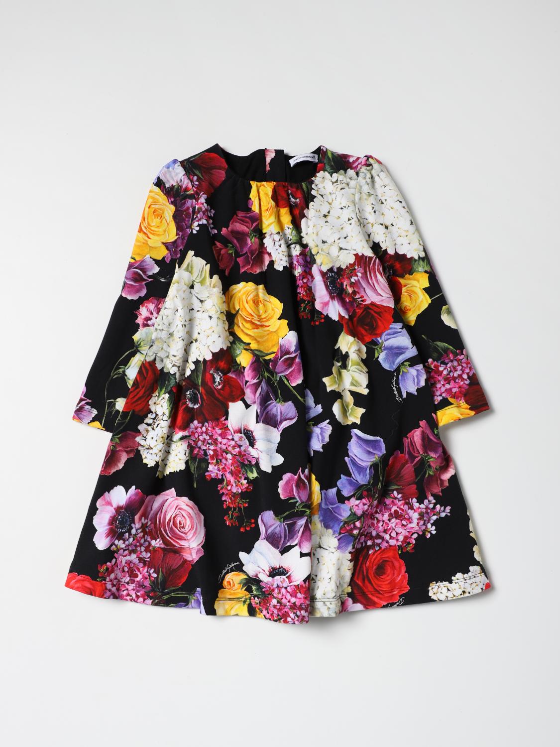 DOLCE & GABBANA ROMPER: Dolce & Gabbana floral patterned dress, Multicolor - Img 1