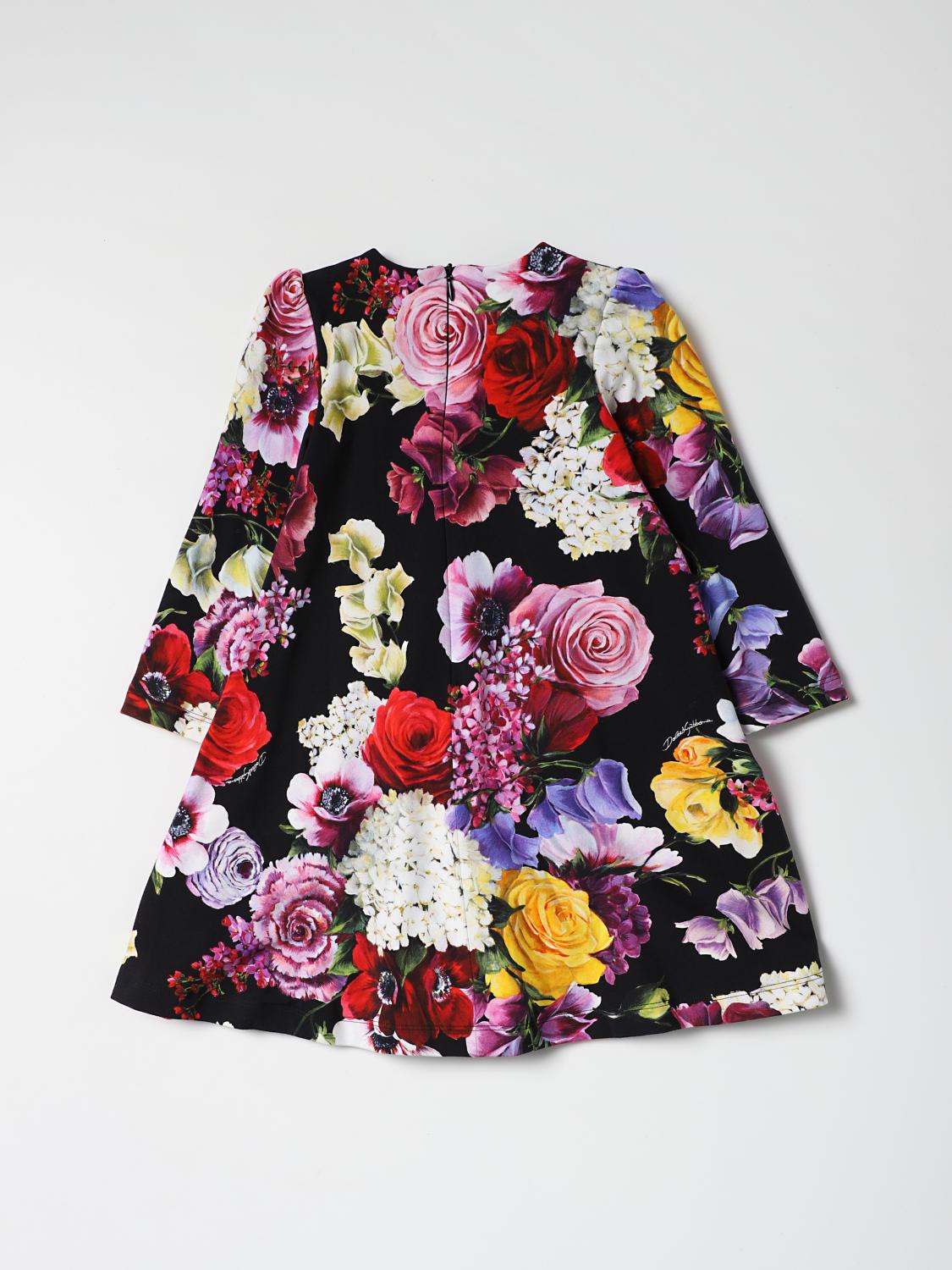 DOLCE & GABBANA ROMPER: Dolce & Gabbana floral patterned dress, Multicolor - Img 2