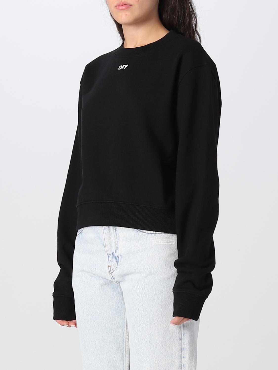 OFF-WHITE FELPA: Felpa a girocollo Off-White, Nero - Img 4