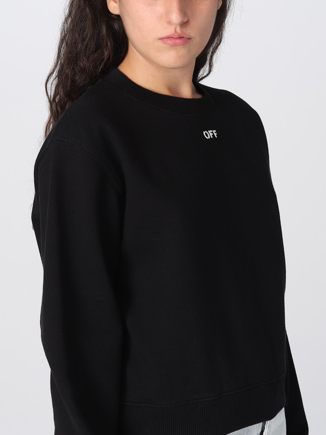 OFF-WHITE FELPA: Felpa a girocollo Off-White, Nero - Img 5