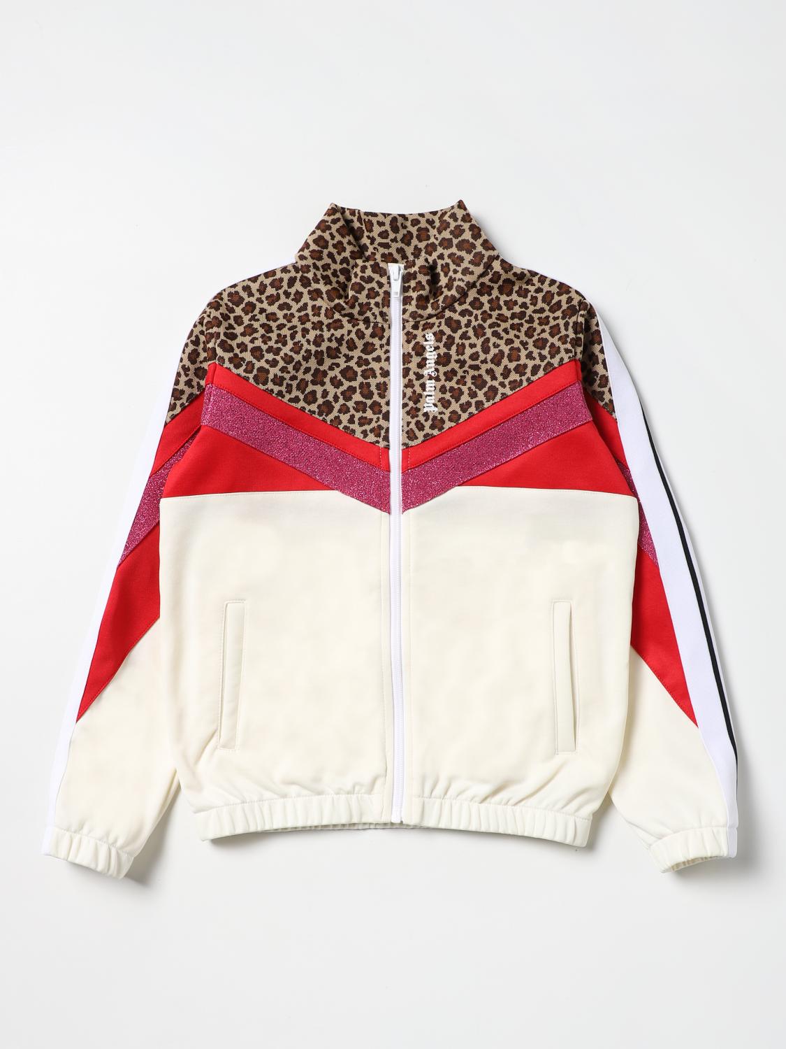 PALM ANGELS JERSEY: Chaqueta niños Palm Angels, Blanco - Img 1