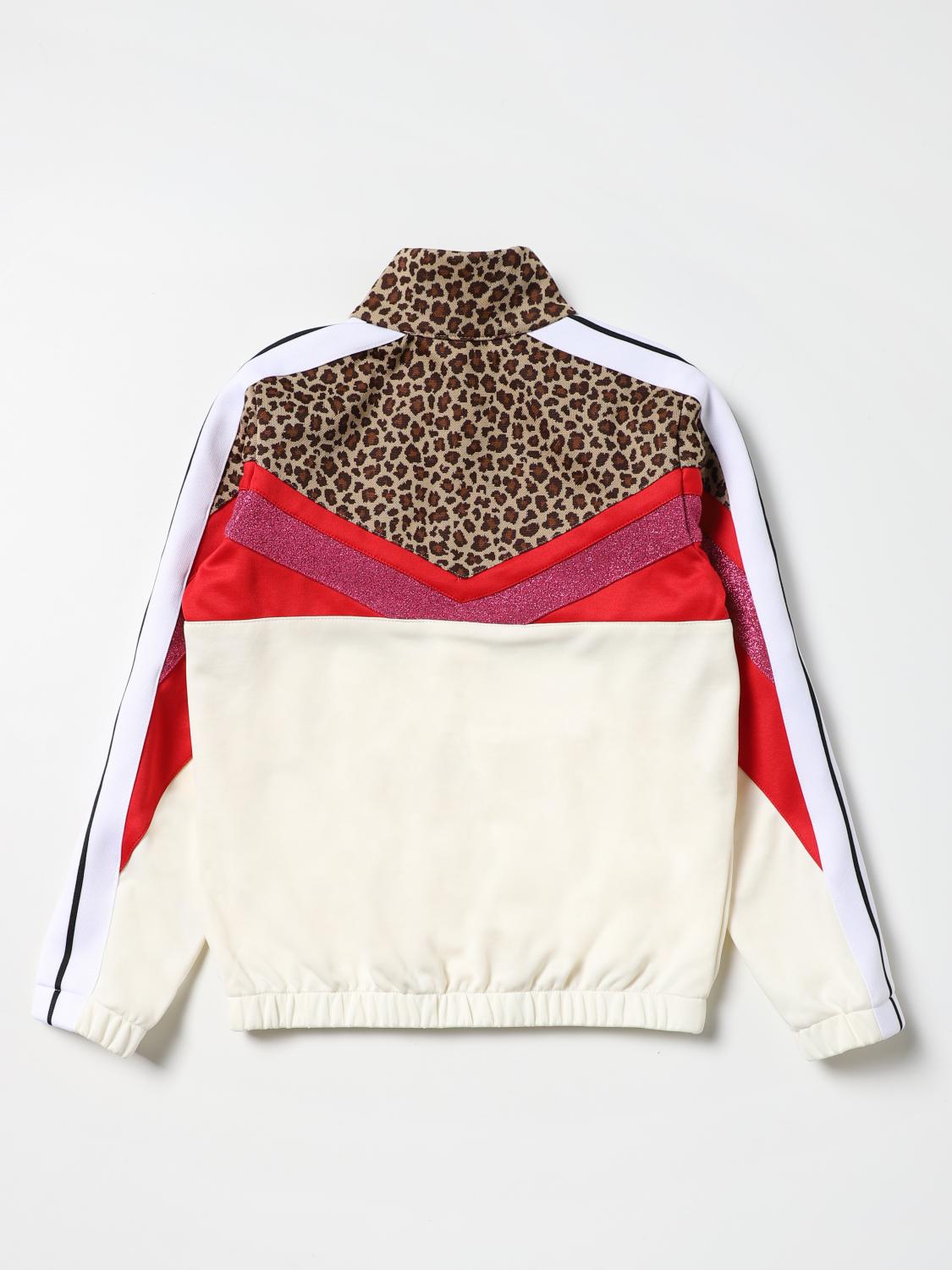 PALM ANGELS JERSEY: Chaqueta niños Palm Angels, Blanco - Img 2