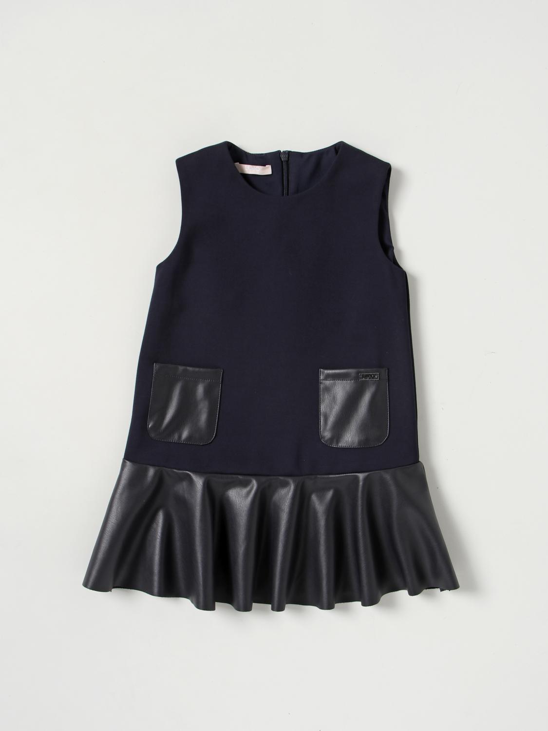 LIU JO VESTIDO: Vestido niños Liu Jo, Azul Oscuro - Img 1