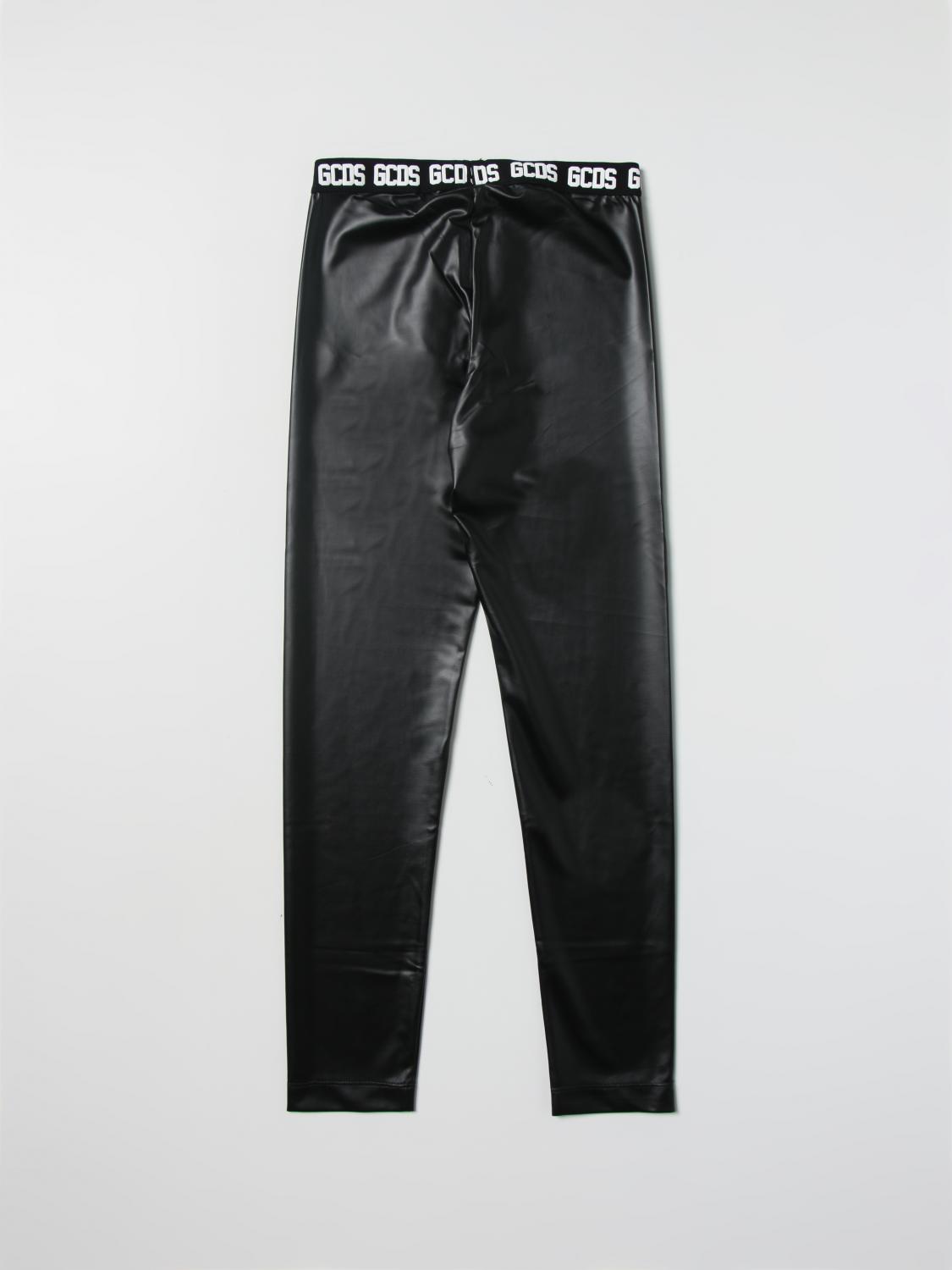 GCDS JUNIOR PANTS: Pants kids GCDS, Black - Img 2