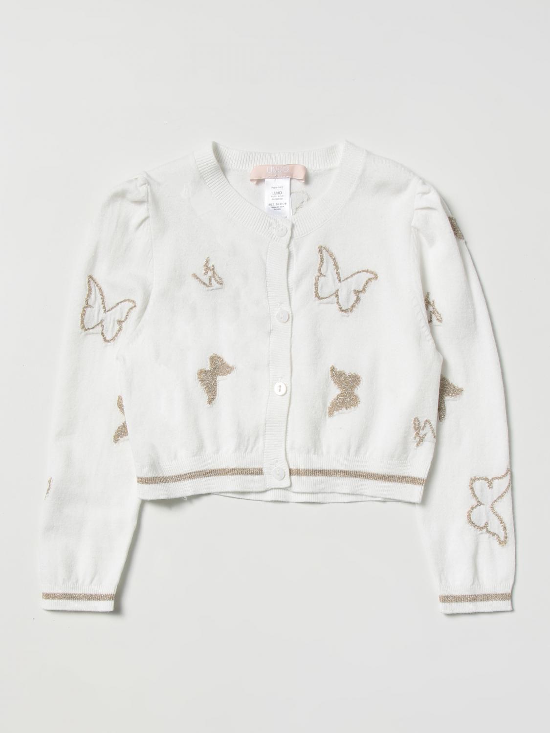 LIU JO PULLOVER: Liu Jo Mädchen Pullover, Weiß - Img 1