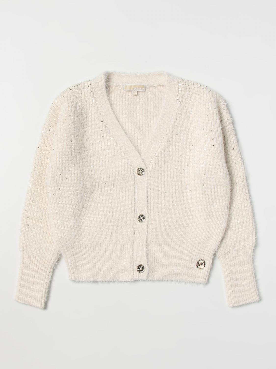 MICHAEL KORS PULLOVER: Michael Kors Mädchen Pullover, Ivory - Img 1