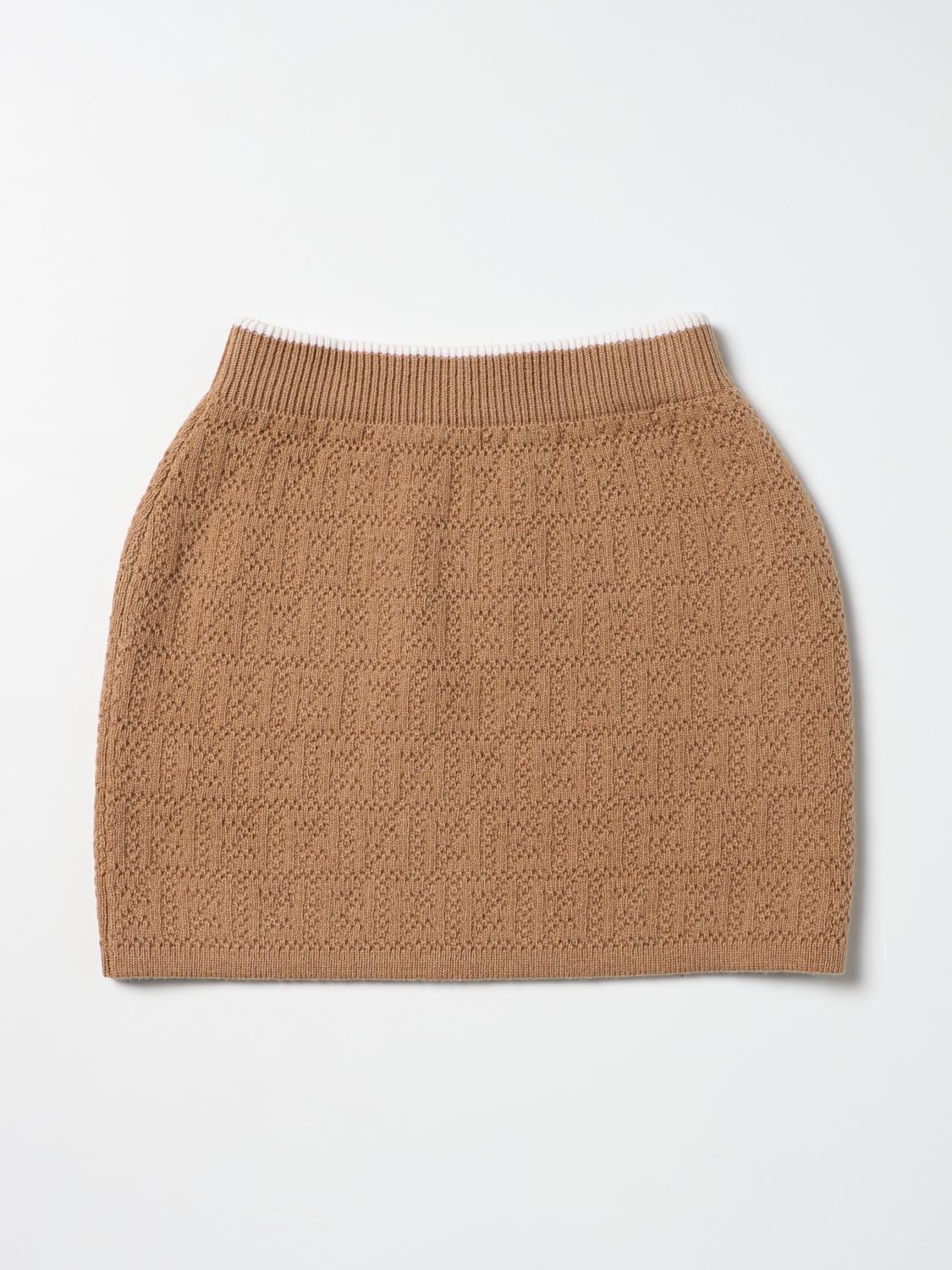 FENDI SKIRT: Skirt kids Fendi Kids, Beige - Img 1