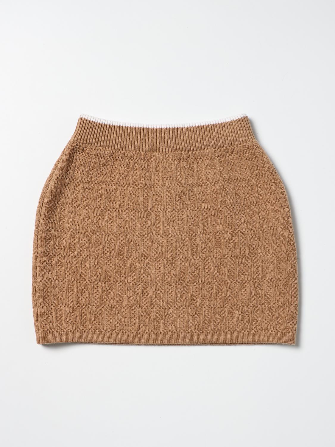 FENDI SKIRT: Skirt kids Fendi Kids, Beige - Img 2