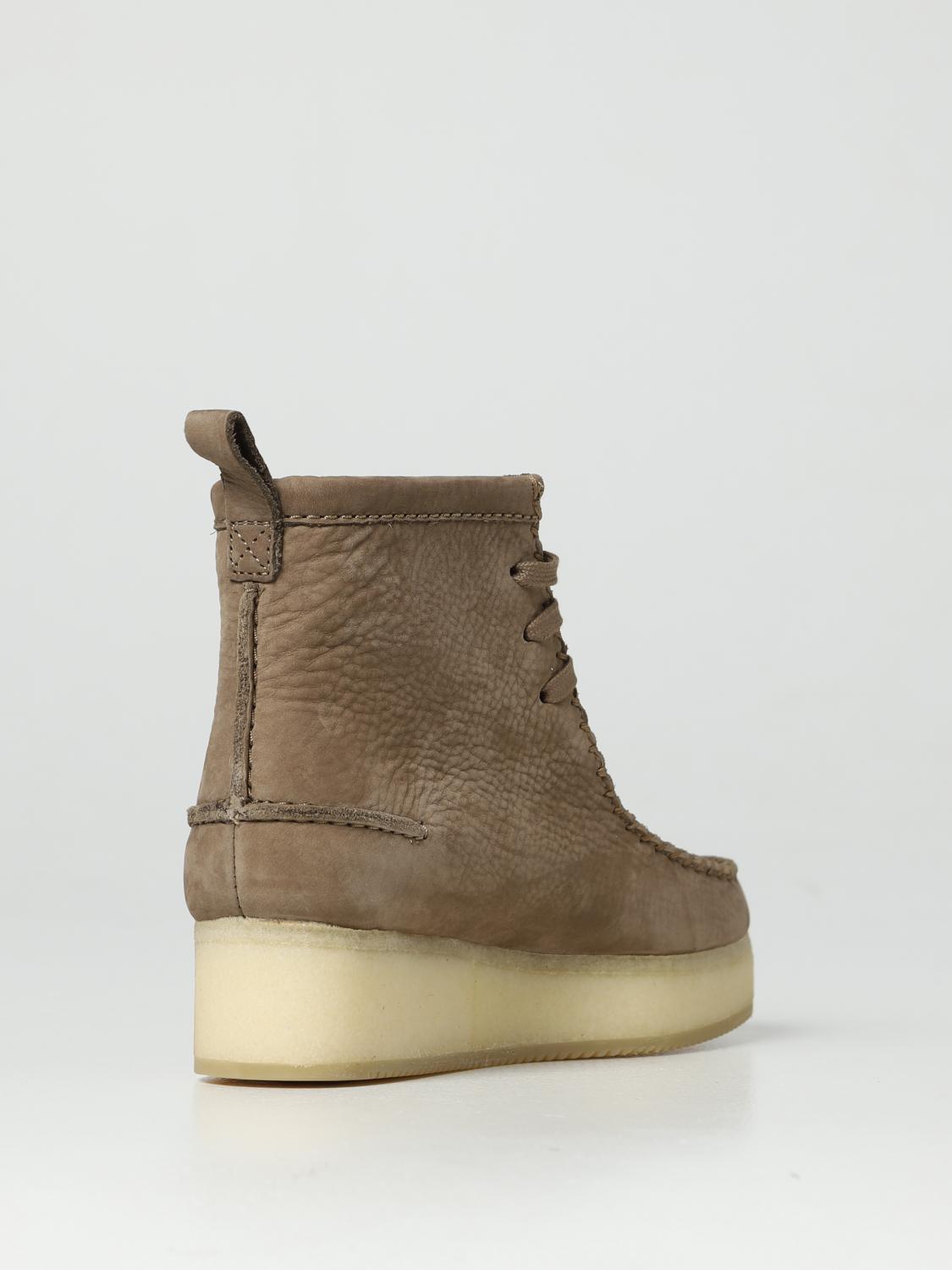 CLARKS OXFORD SHOE: Boots women Clarks, Brown - Img 3