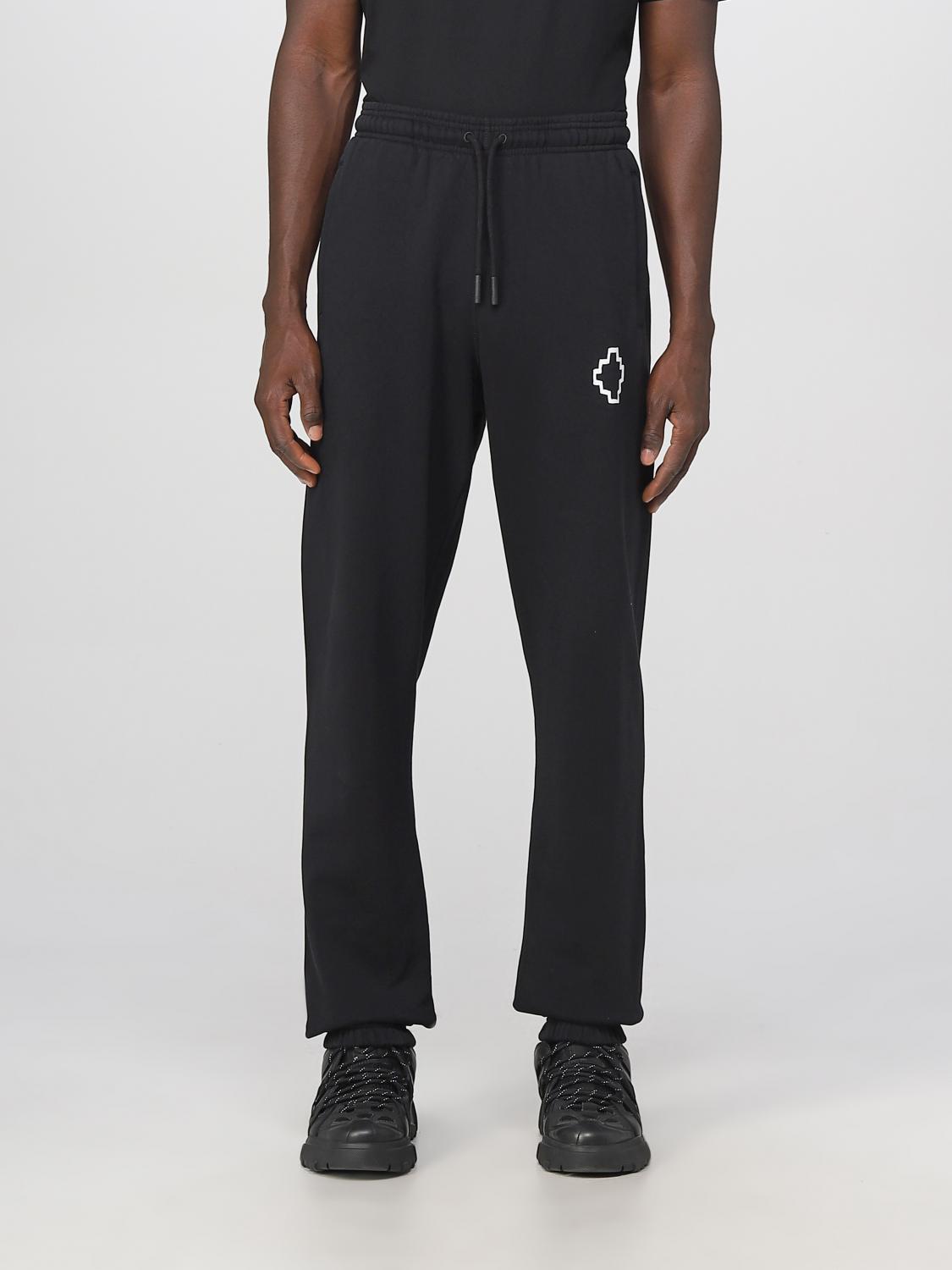 Pantalone Marcelo Burlon baggy in tela di cotone donna