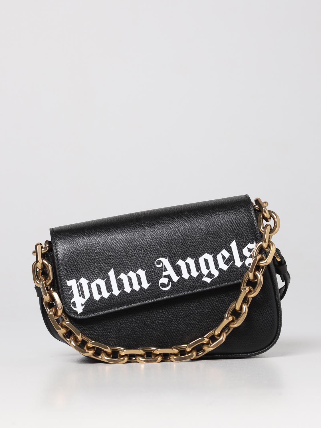 Palm Angels Shoulder bag women Black PWNN010F22LEA001