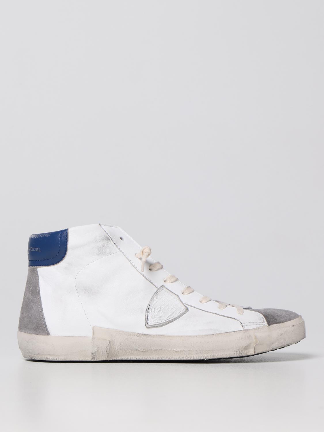 PHILIPPE MODEL BASKETS: Chaussures homme Philippe Model, Blanc - Img 1