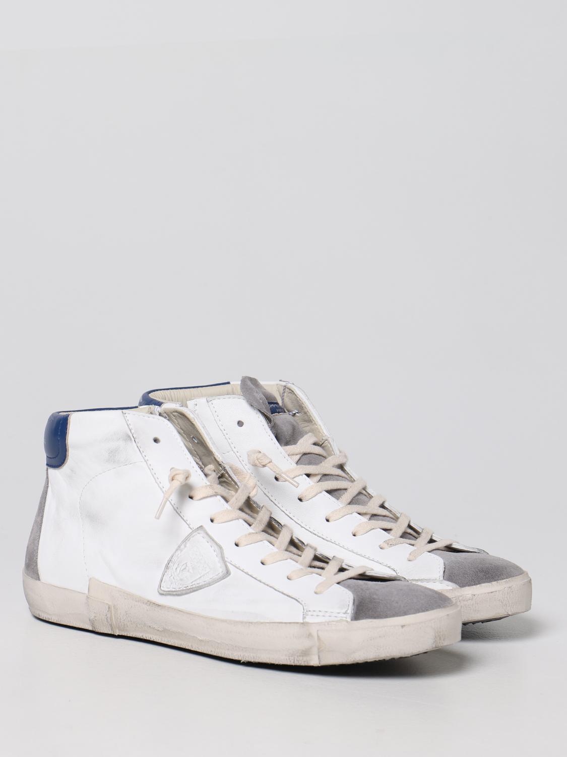 PHILIPPE MODEL BASKETS: Chaussures homme Philippe Model, Blanc - Img 2