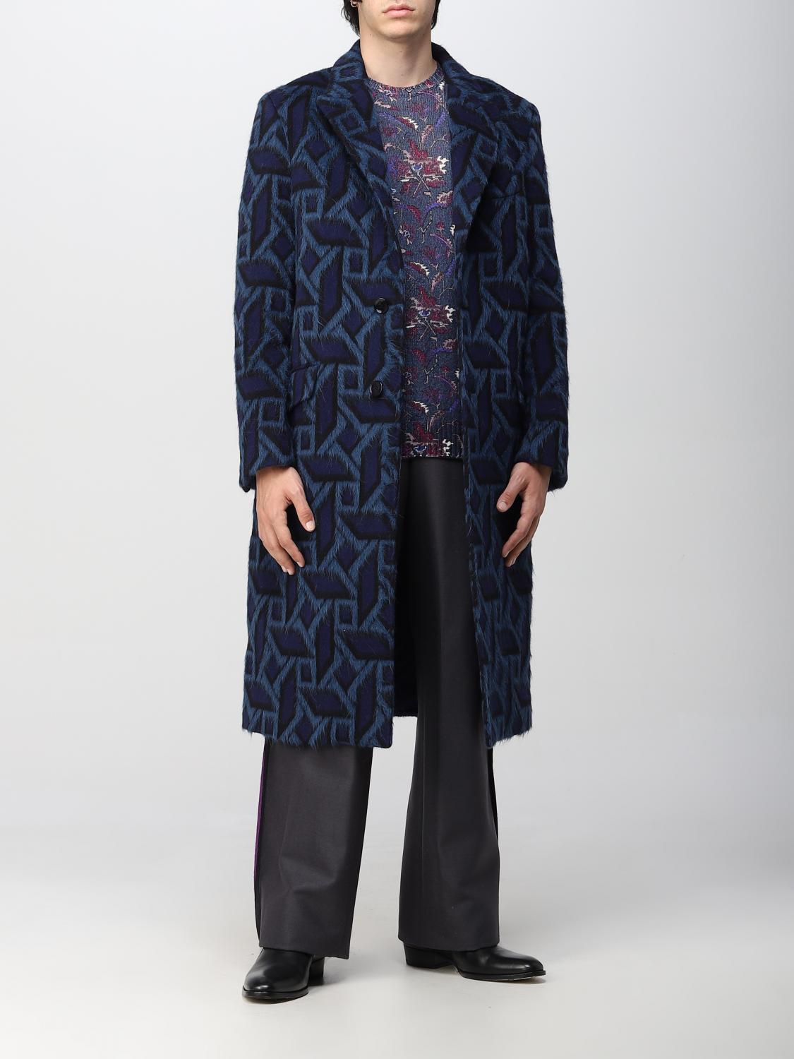ETRO MANTEL: Etro Herren Mantel, Navy - Img 2