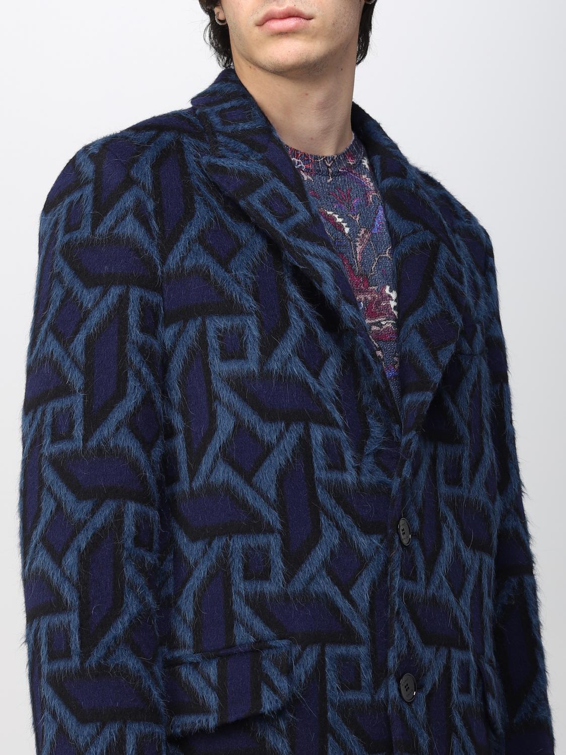 ETRO MANTEL: Etro Herren Mantel, Navy - Img 5