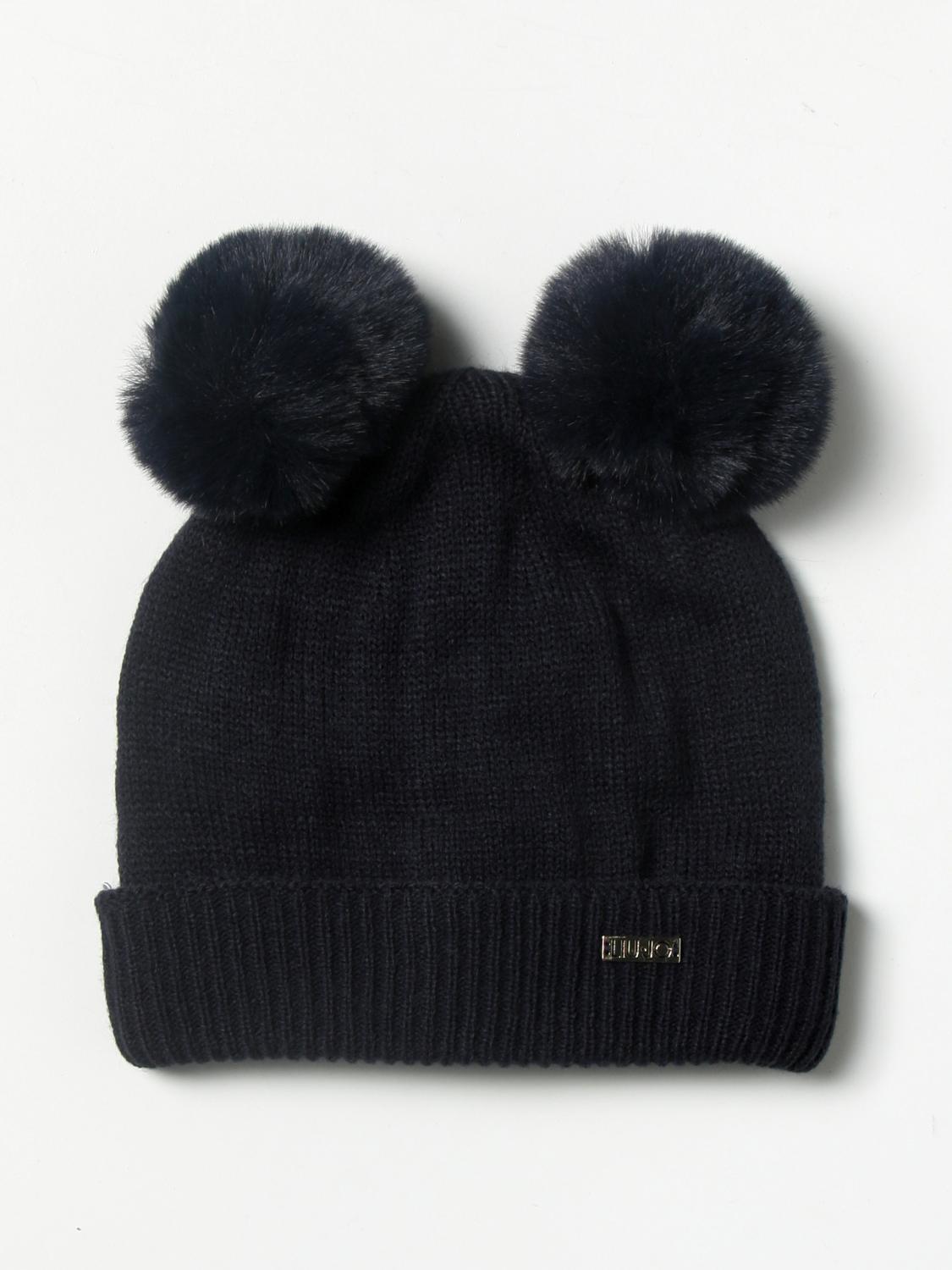 LIU JO GORRO: Gorros niña niños Liu Jo, Azul Oscuro - Img 1