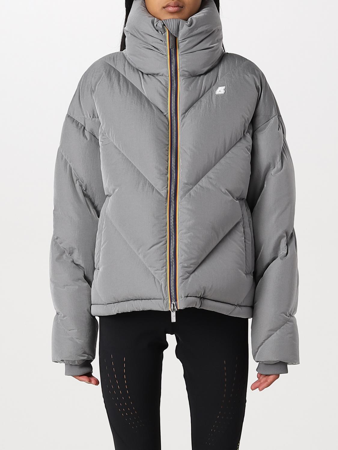 K-WAY: Jacket women - Grey | K-Way jacket K5112WW online at