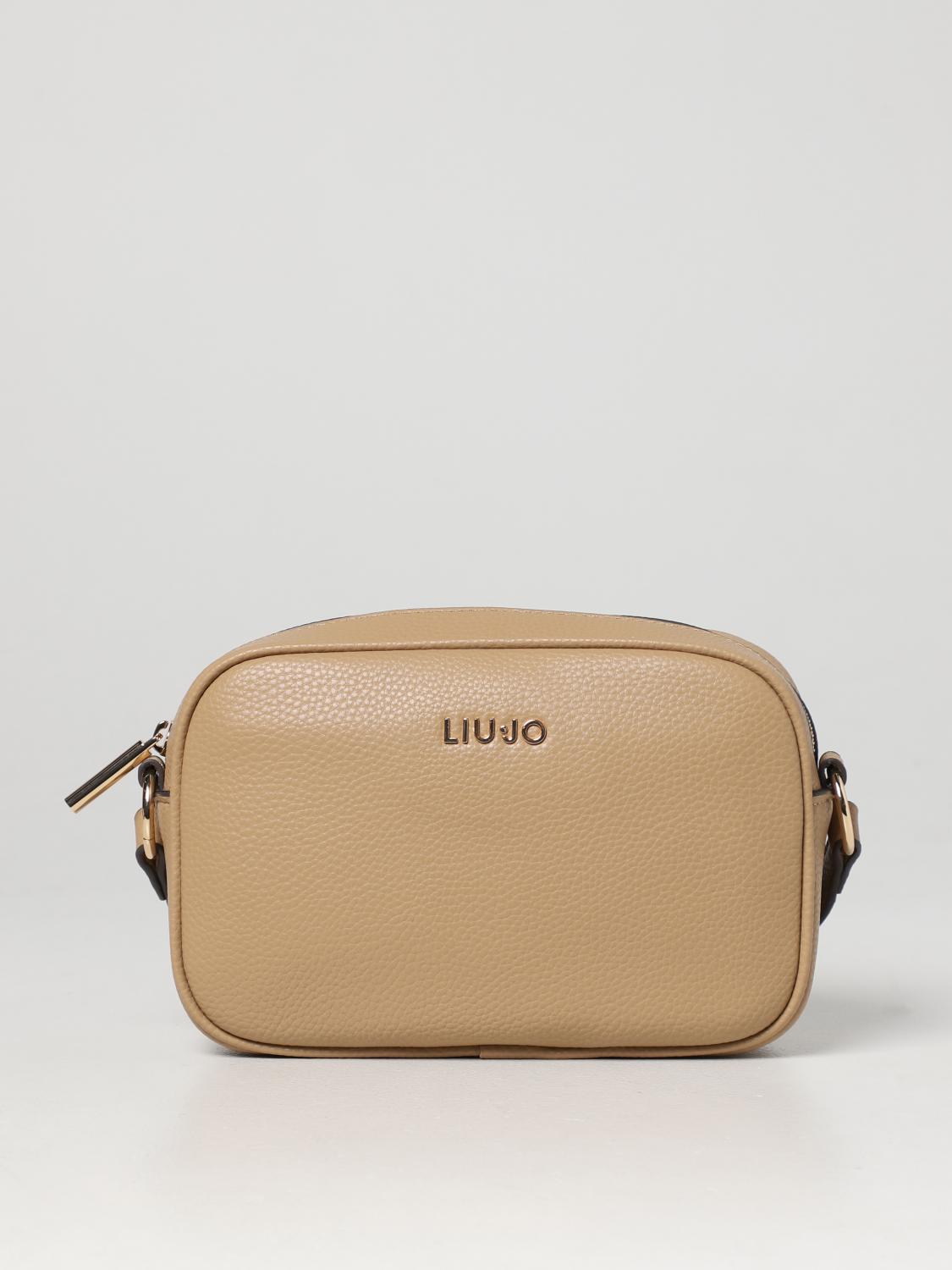 LIU JO BORSA A TRACOLLA: Borsa Liu Jo in ecopelle a grana, Sabbia - Img 1