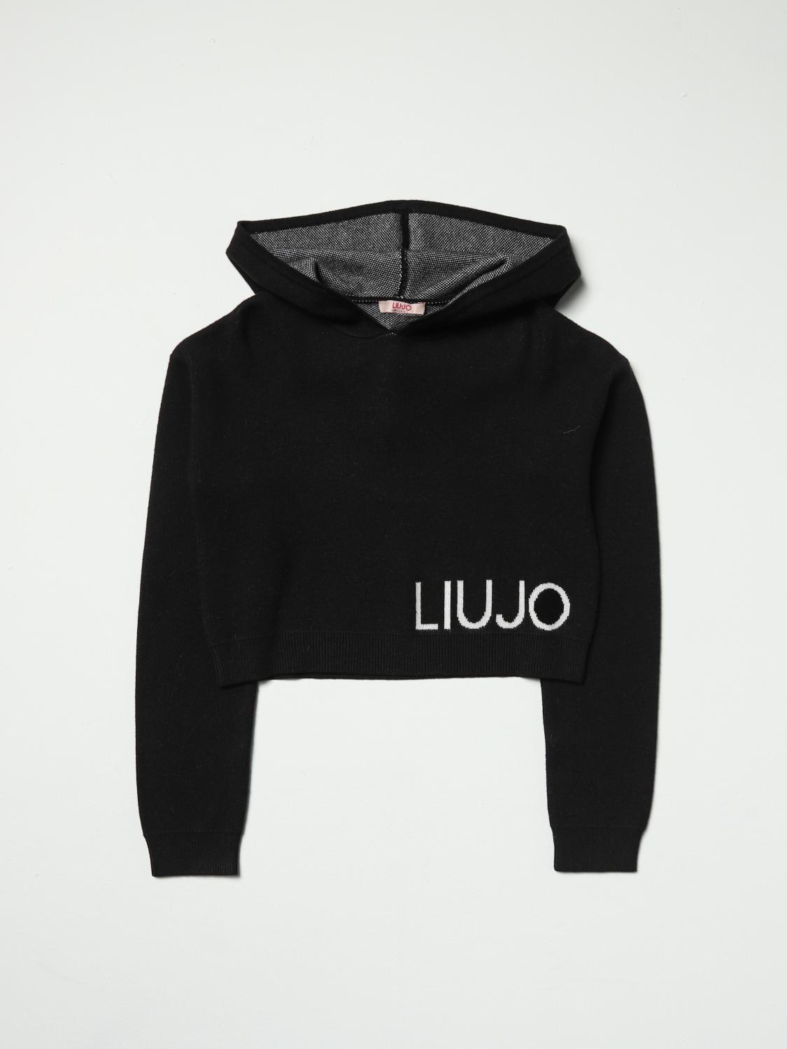 LIU JO PULLOVER: Liu Jo Mädchen Pullover, Schwarz - Img 1