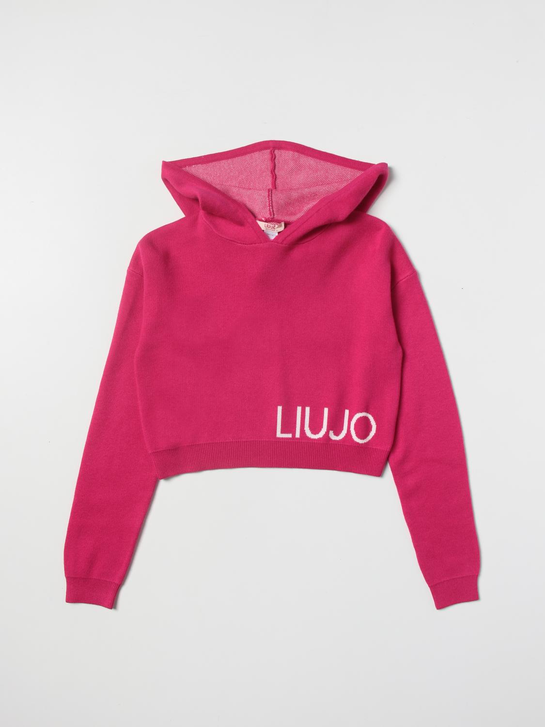 LIU JO PULLOVER: Liu Jo Mädchen Pullover, Fuchsia - Img 1