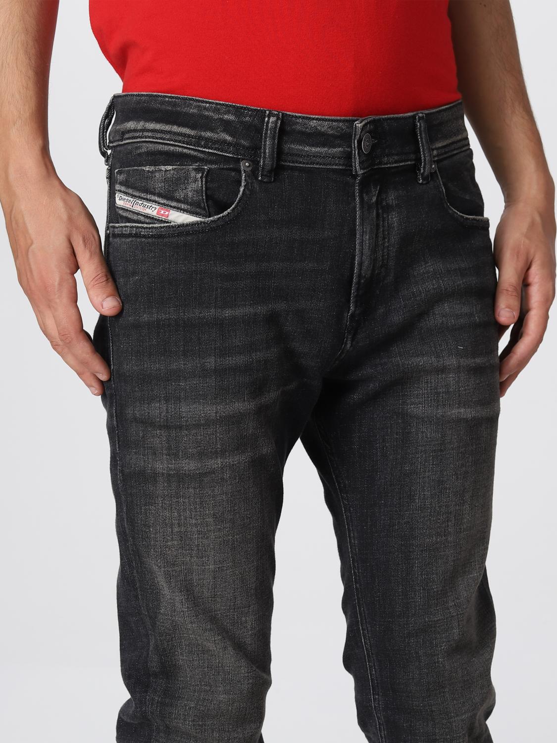 DIESEL JEANS: Jeans men Diesel, Black - Img 3
