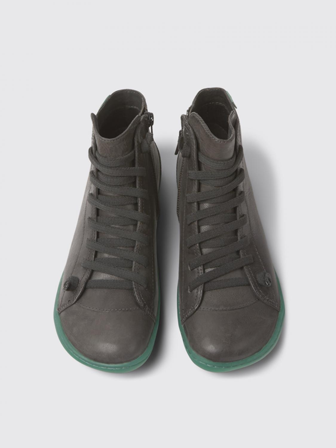 ショートブーツ・ブーティ CAMPER Woman Flat ankle boots Grey K400509-025 PEU 0 Camper Outlet: Flat ankle boots woman - Grey | Camper flat