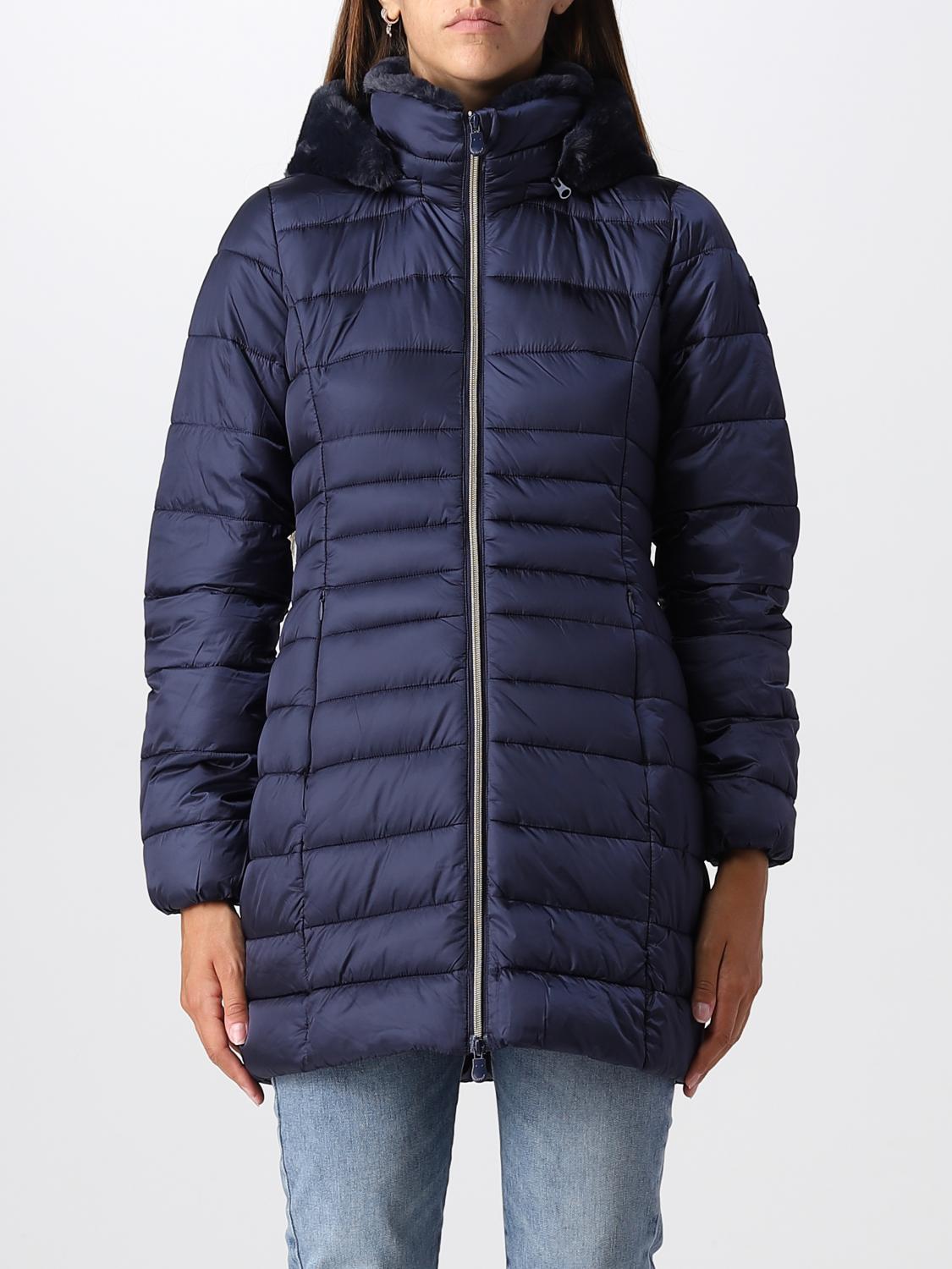 SAVE THE DUCK CHAQUETA: Chaqueta mujer Save The Duck, Azul Oscuro - Img 1