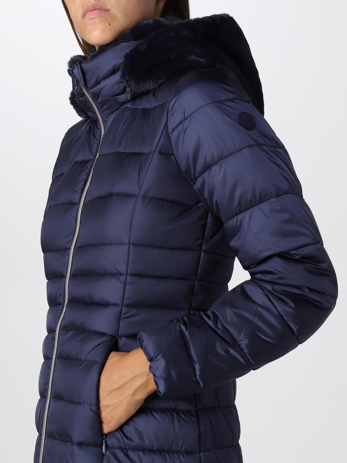 SAVE THE DUCK CHAQUETA: Chaqueta mujer Save The Duck, Azul Oscuro - Img 4