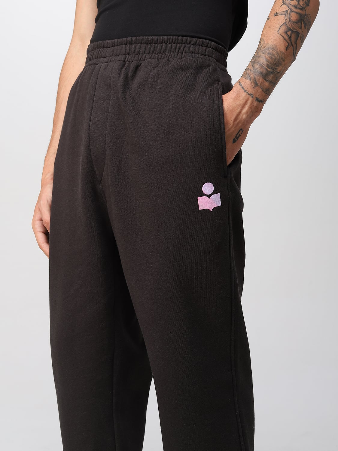 ISABEL MARANT パンツ: パンツ メンズ Isabel Marant, ブラック - Img 3