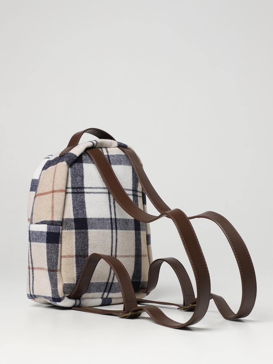 BARBOUR ZAINO: Zaino Barbour in lana, Beige - Img 2